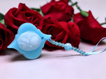 (image for) zeepketting rozenrood